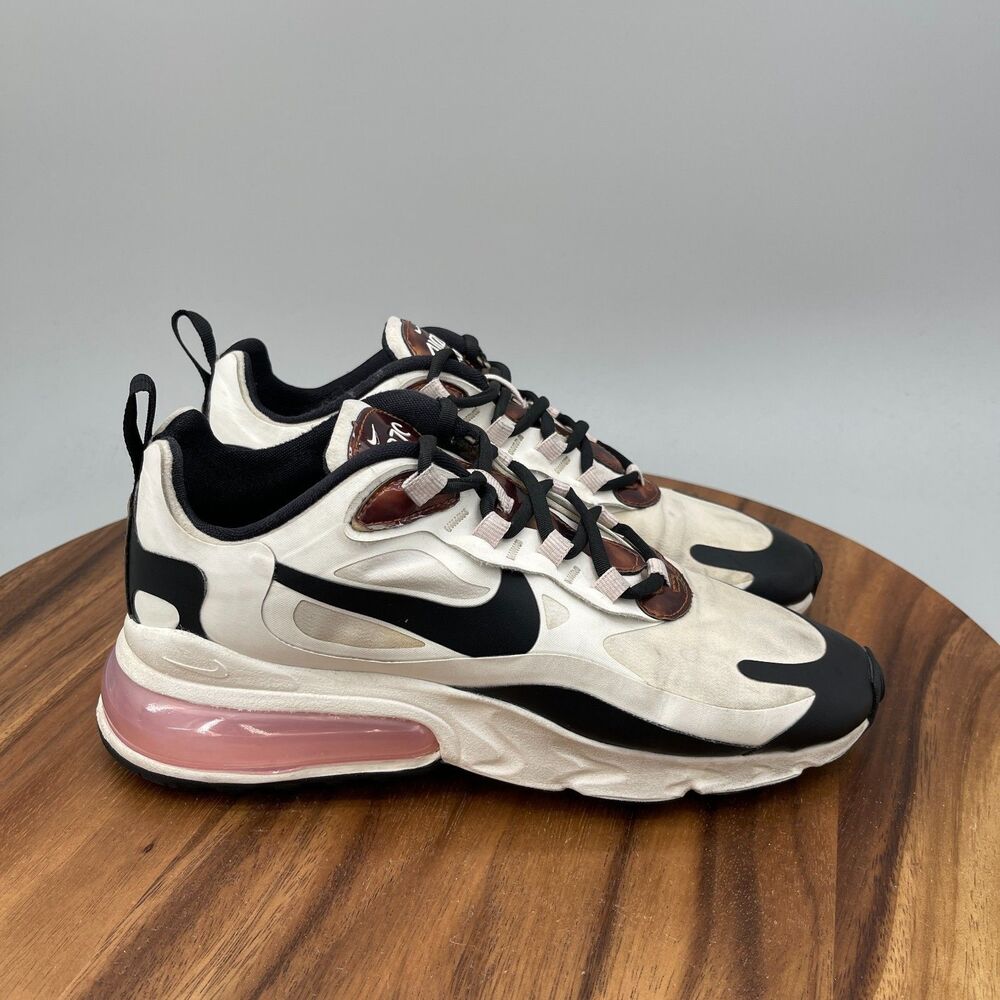 NIKE Air Max 270 React Shoes Womens Size 7.5 White Running Comfort Walking Gym